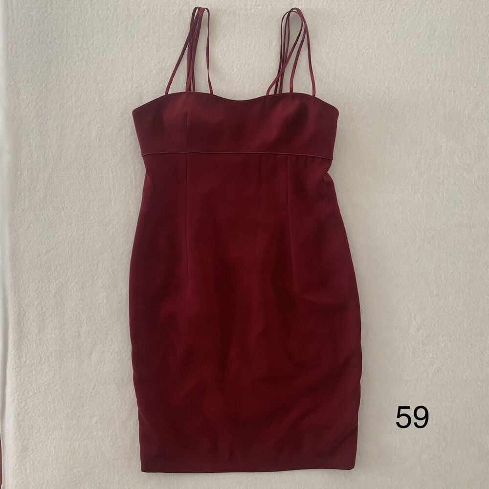 TAHARI Women Elegant Sexy Multi‎ Spaghetti Strap Mini Dress Size 6